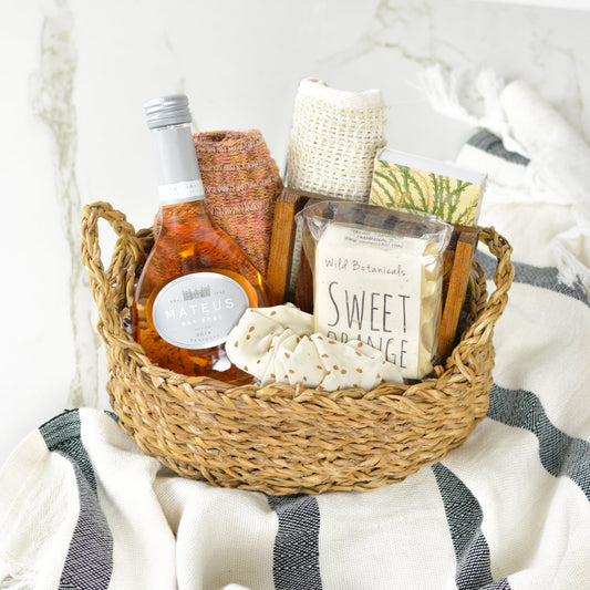 Just Because Rose Gift Basket