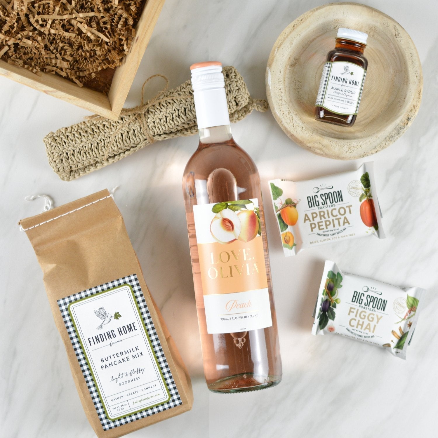 Peach Wine Brunch - Jocelyn & Co. Drop Ship